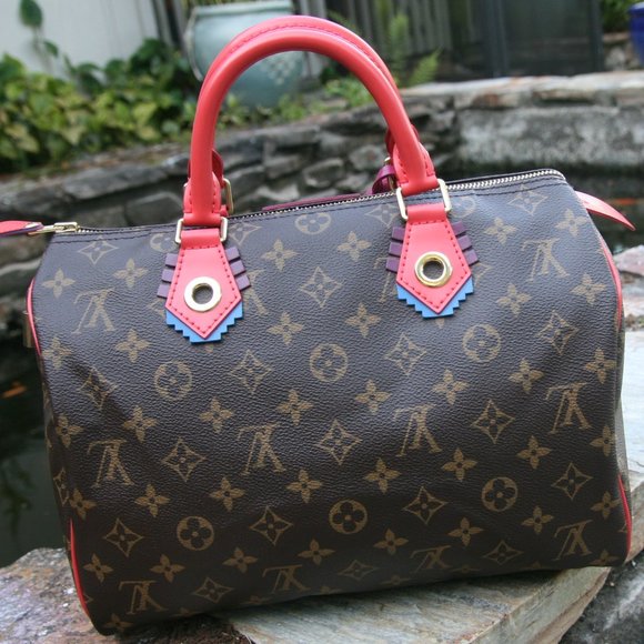 LOUIS VUITTON LIMITED EDITION MONOGRAM CANVAS SPEEDY 30 TOTEM-100% AUTHENTIC - Picture 4 of 16
